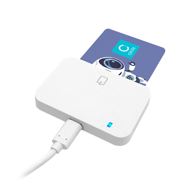 Gemcard ID135A CEI reader, interfata duala USB tip A si USB tip C
